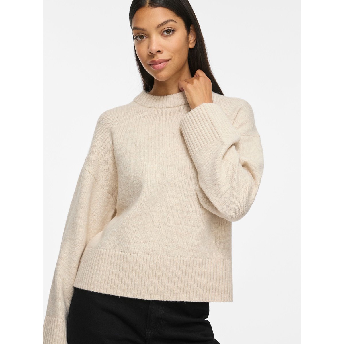 Pull En Maille gris - birch1, VILA