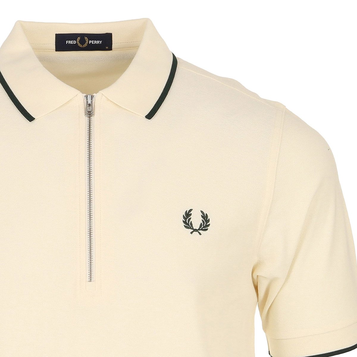 CREPE PIQUE POLO SHIRT ecru, FRED PERRY