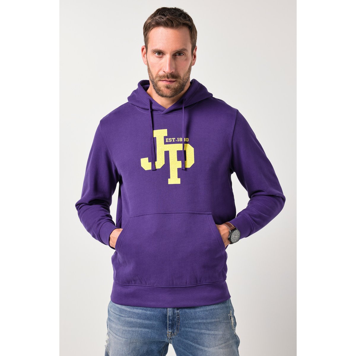 Sweat-shirt à capuche lys foncé, JP1880