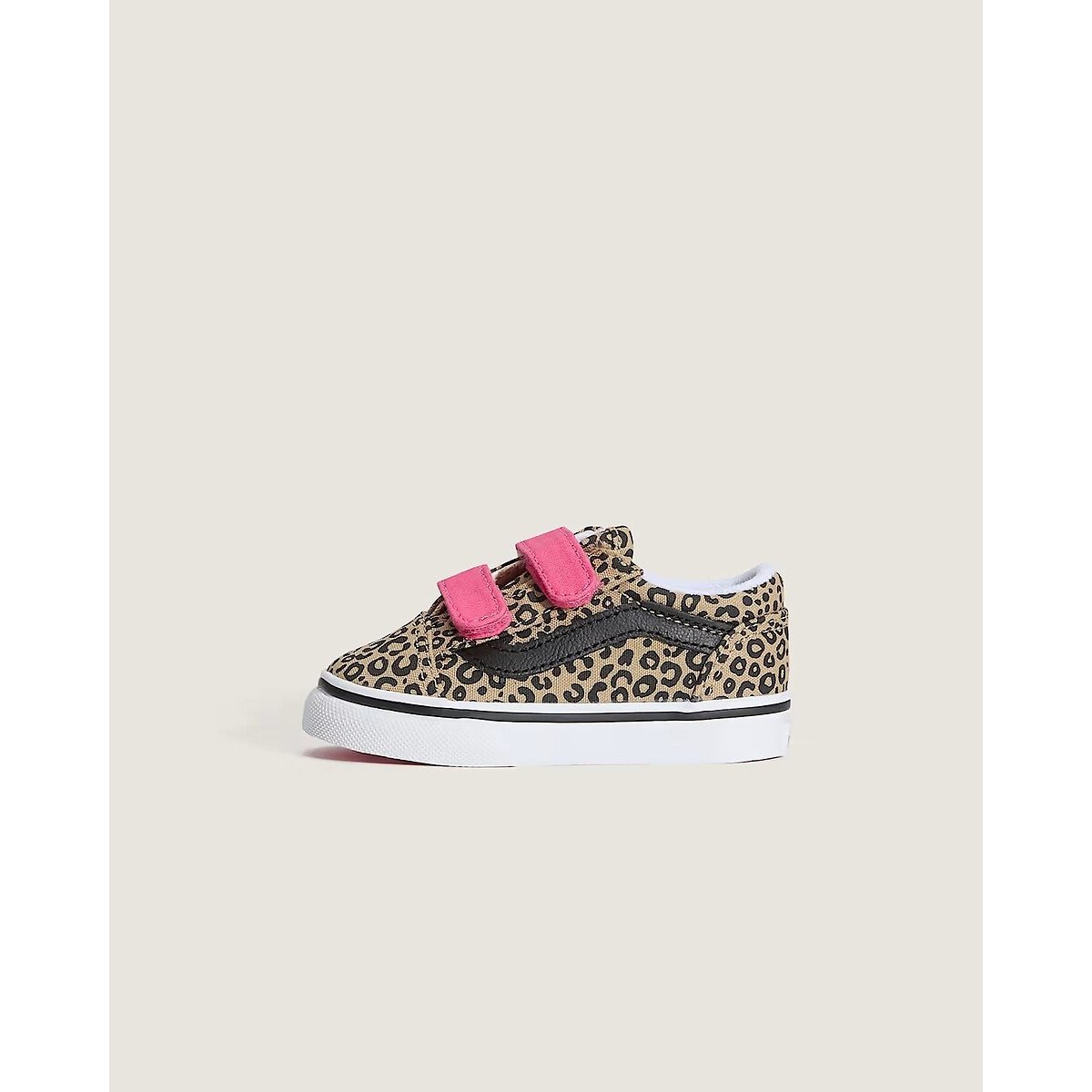 Scarpe da ginnastica basse con chiusura a velcro, TD OLD SKOOL V leopardata, VANS