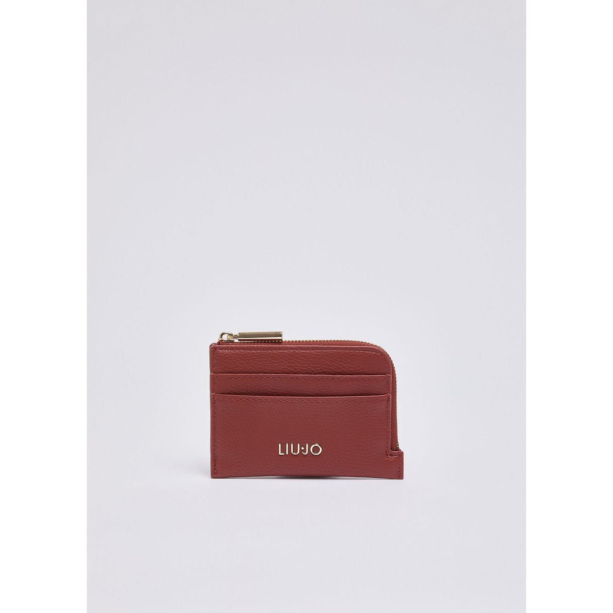 Porte tessere zippé rouge, LIU JO