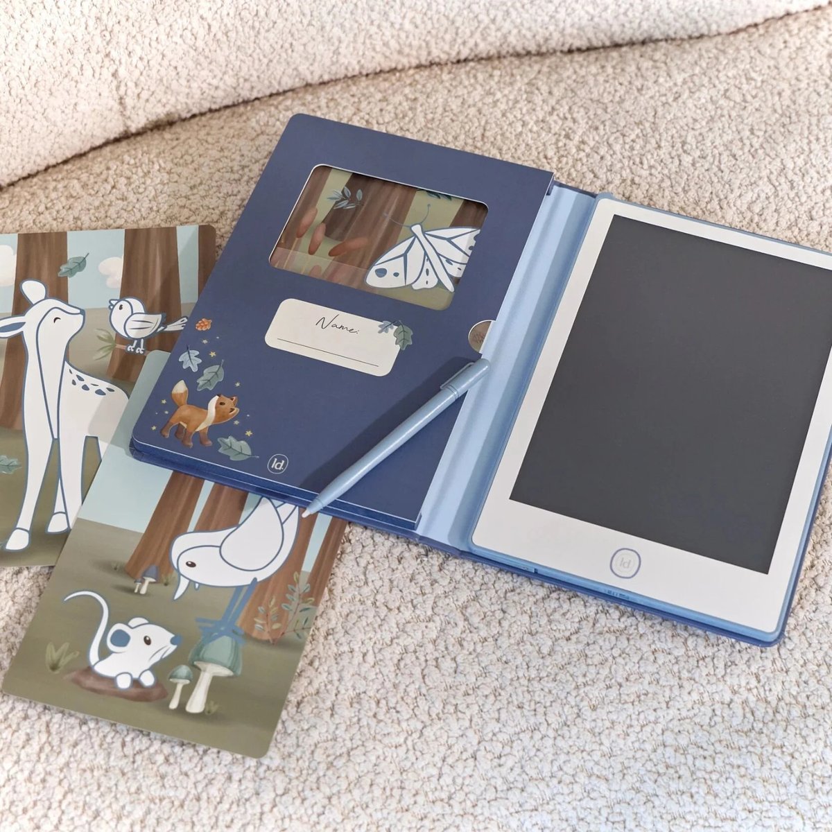 Tablette à dessin bleu, multicolore, LITTLE DUTCH