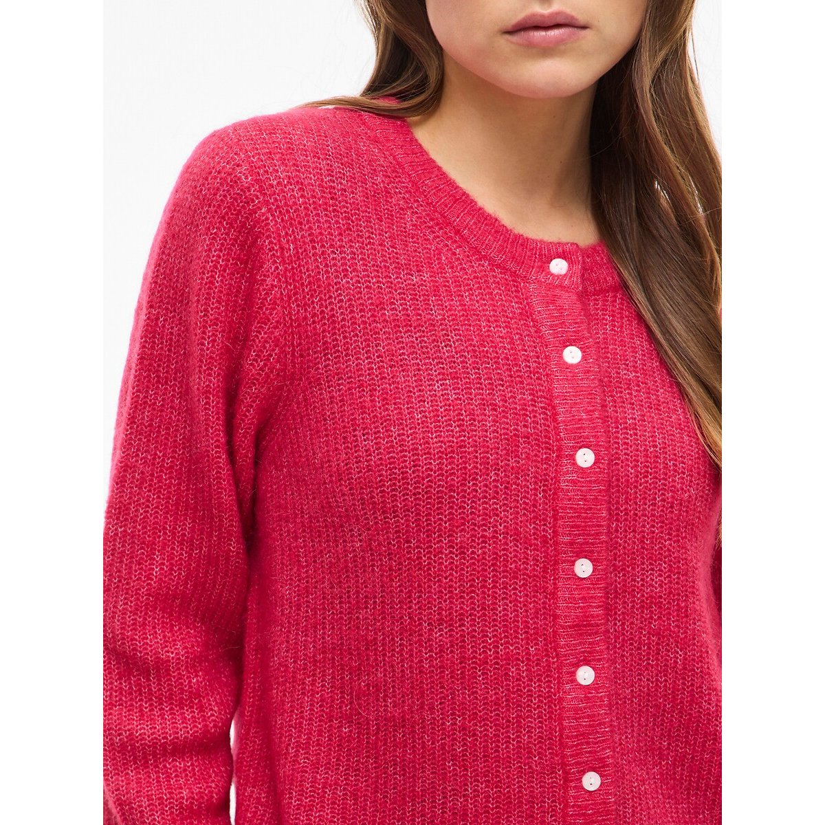 Cardigan col rond rose, VILA