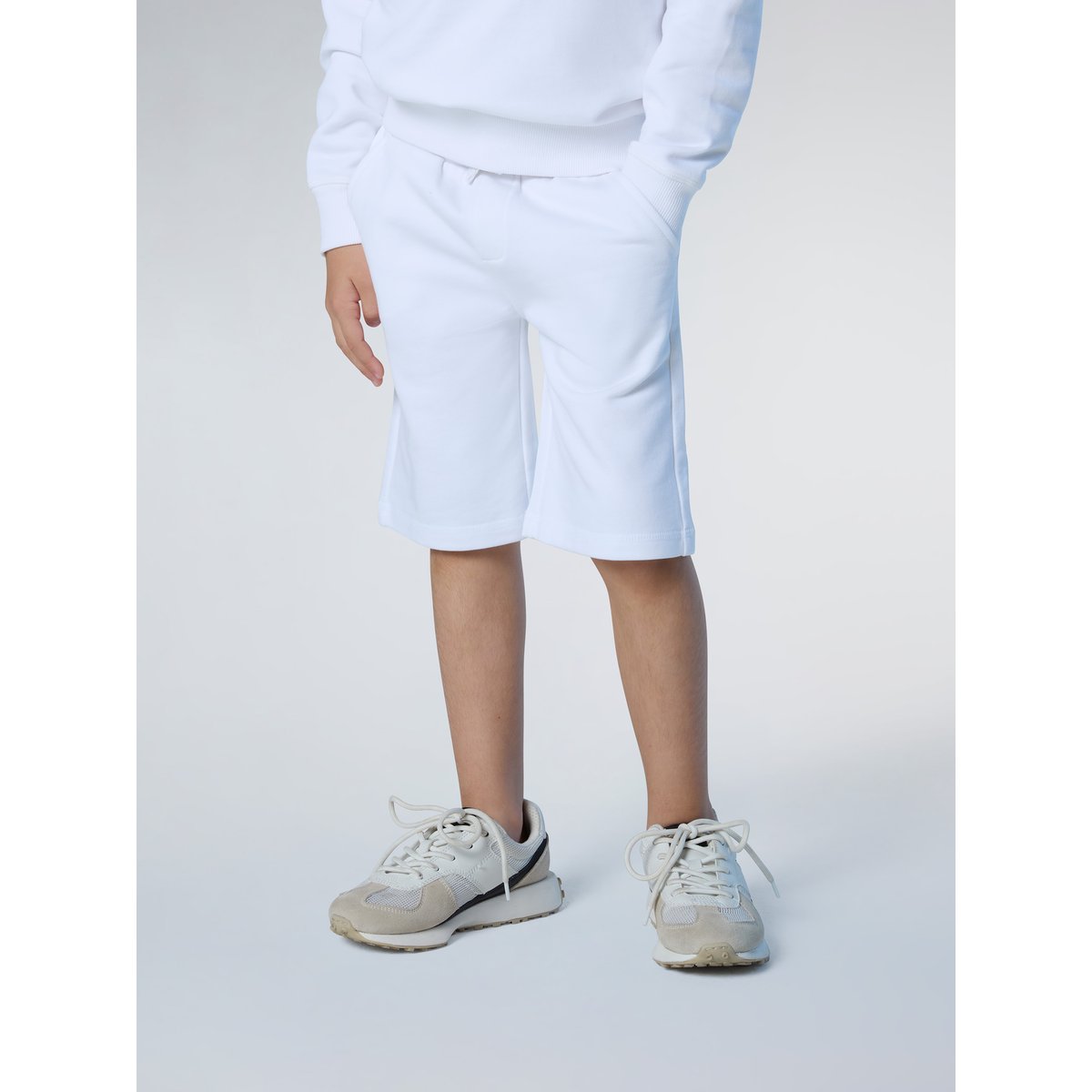 Short de survêtement avec écusson de logo blanc, NORTH SAILS