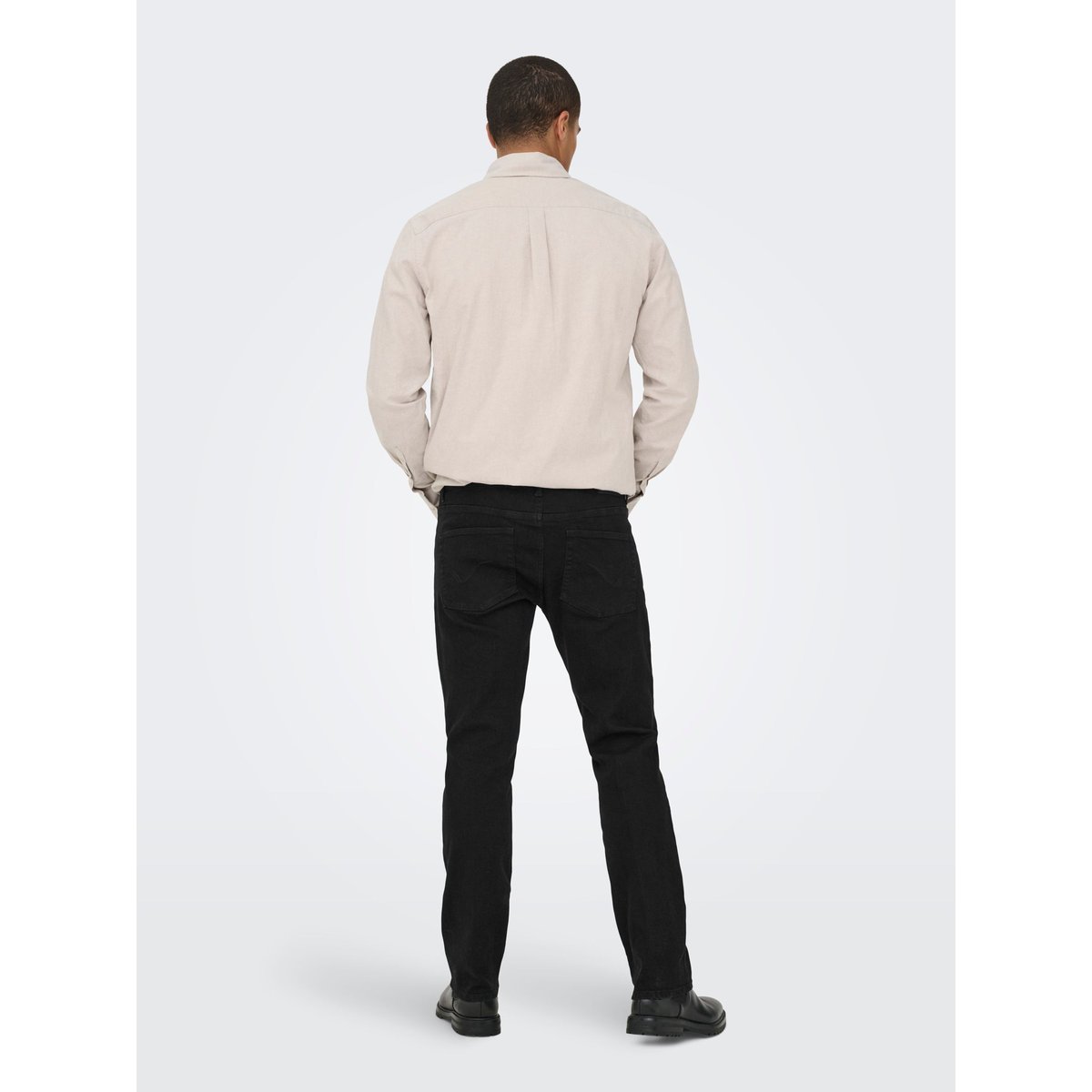 Coupe Regular black denim 1, ONLY & SONS