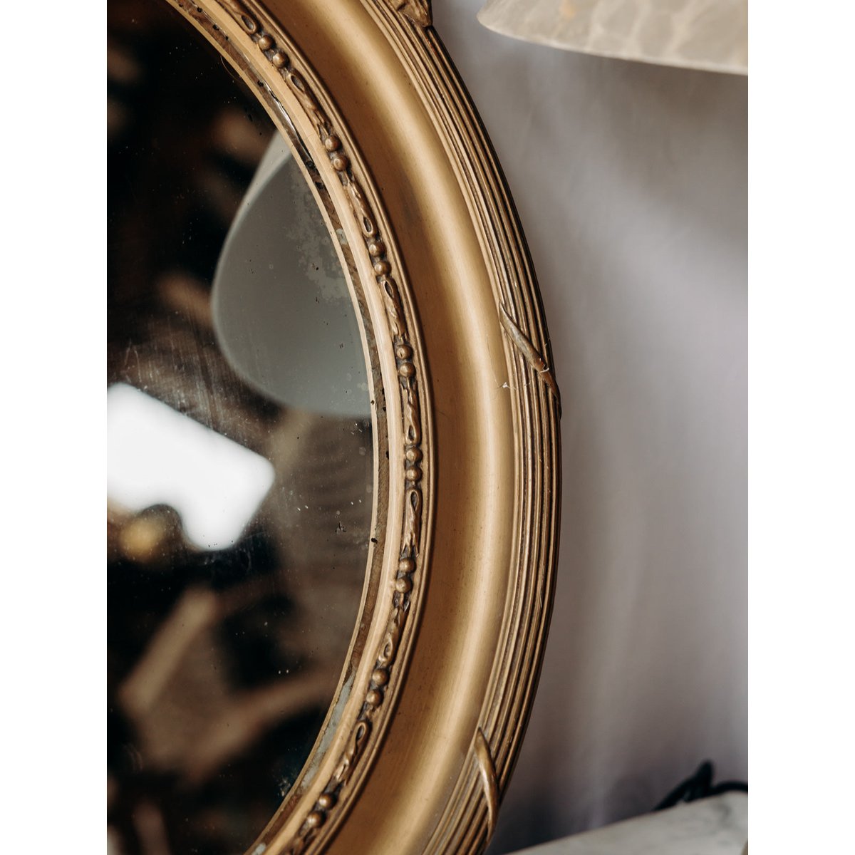 Grand miroir doré Georges N°989 - Bon état doré, DEBONGOUT