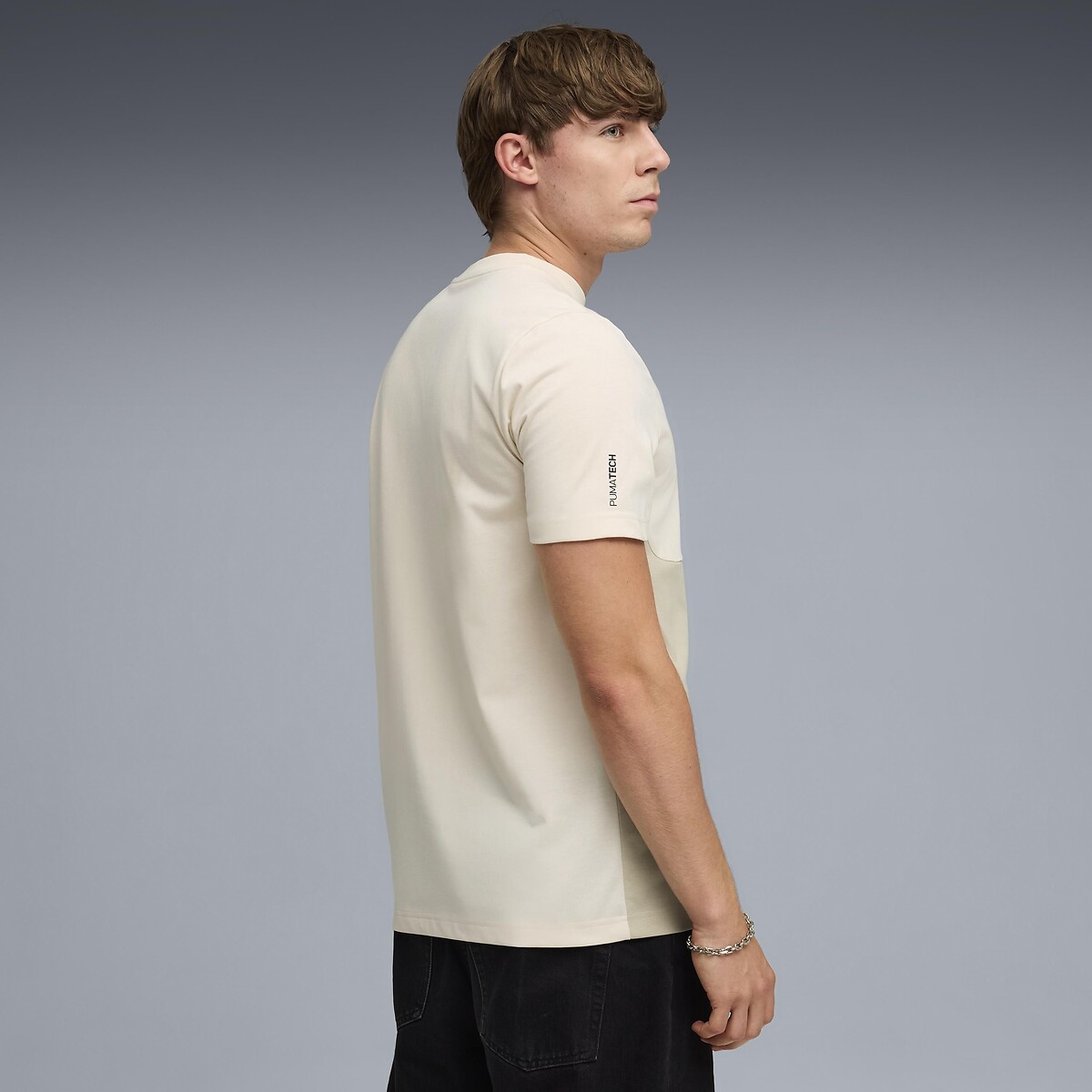 T-shirt manches courtes Pumatech crème, PUMA