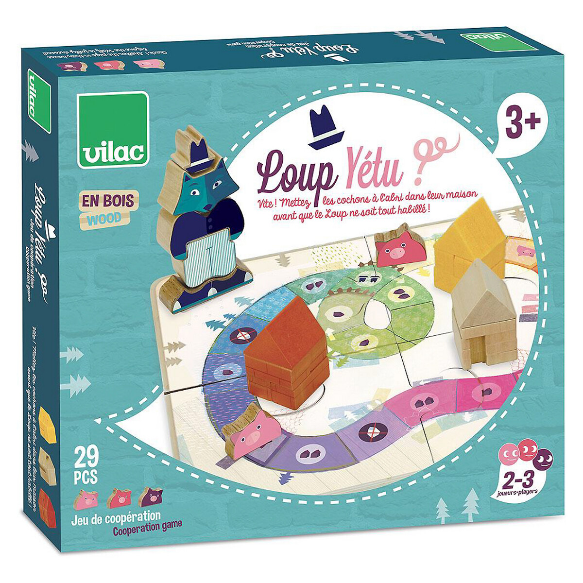 Jeu de société Loup Yétu ? multicolore, VILAC