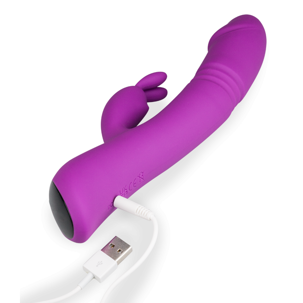 Vibromasseur puissant rabbit va-et-vient Holiday violet, LOVE AND VIBES