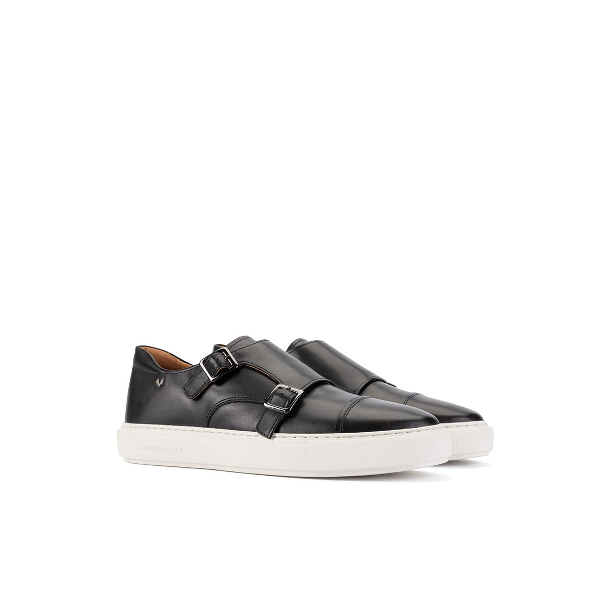 Baskets cuir Hastings black, MARTINELLI