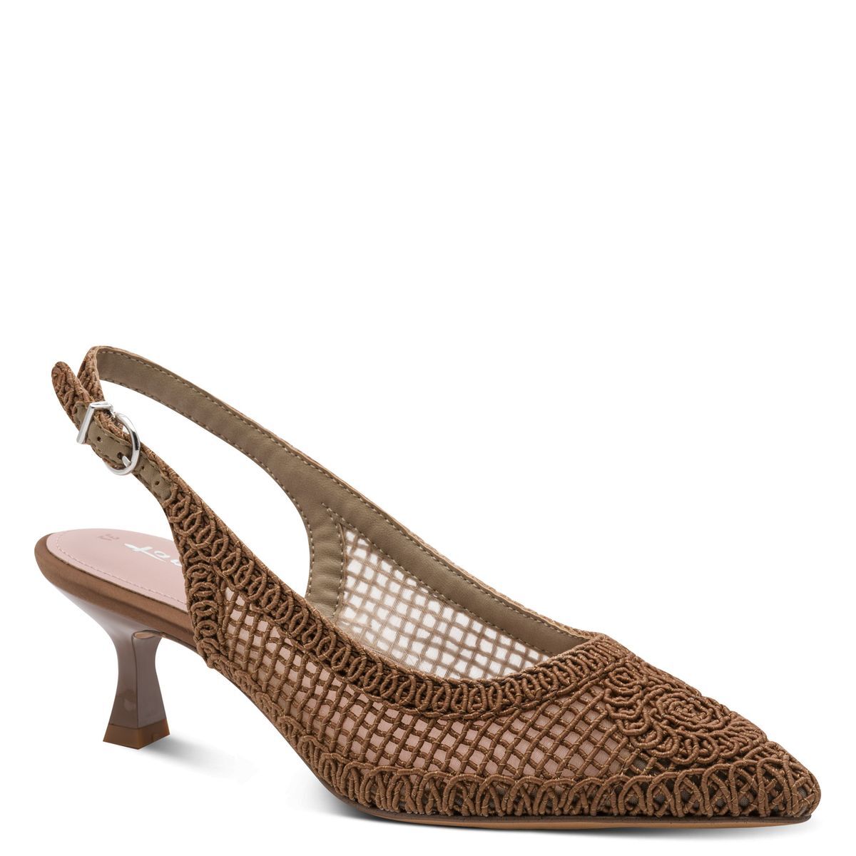 escarpin en boucle marron, TAMARIS