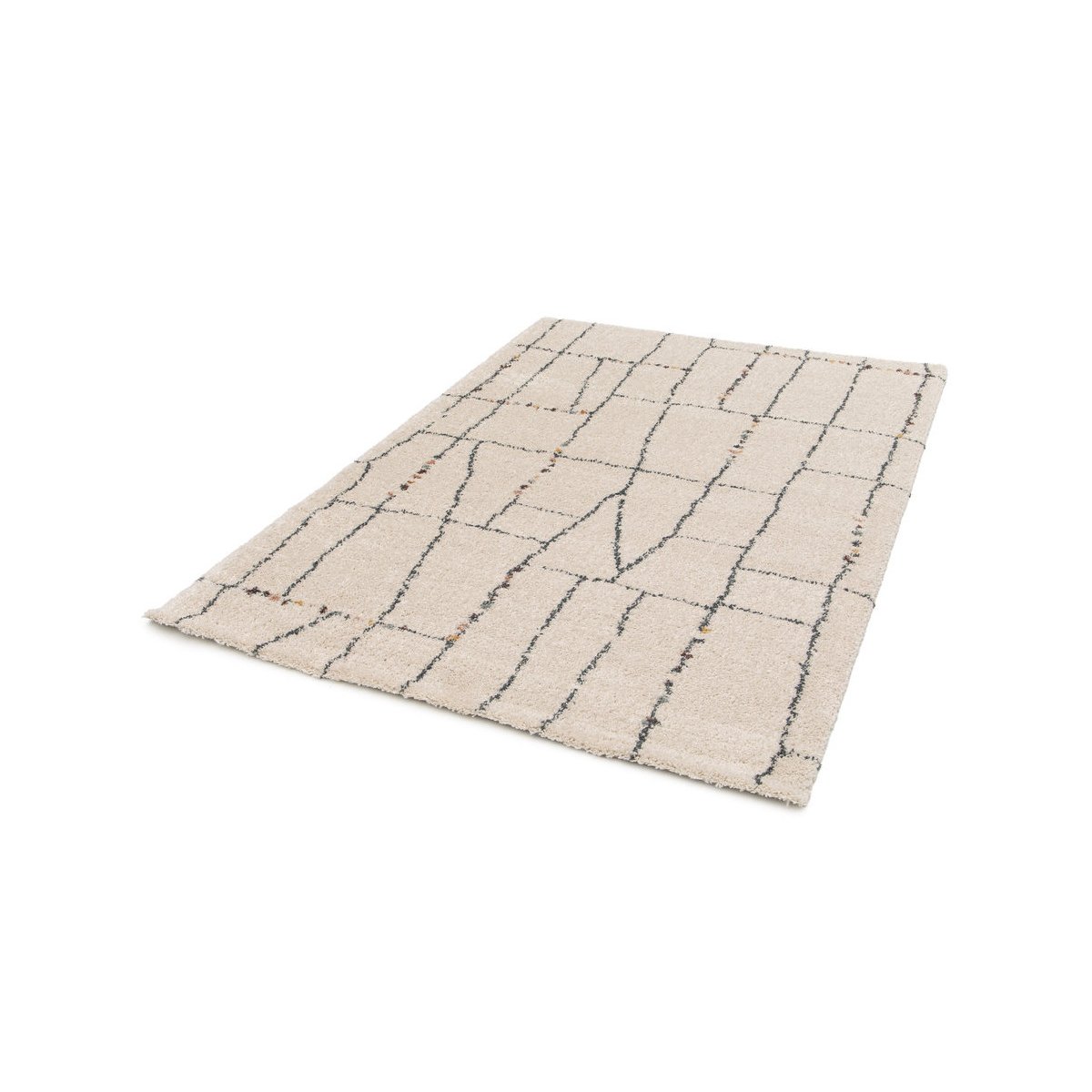 Tapis poils longs style , SKYLA couleur unique, BOBOCHIC