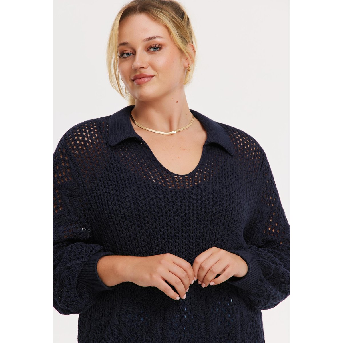 Pull imprimée bleu, YOEK
