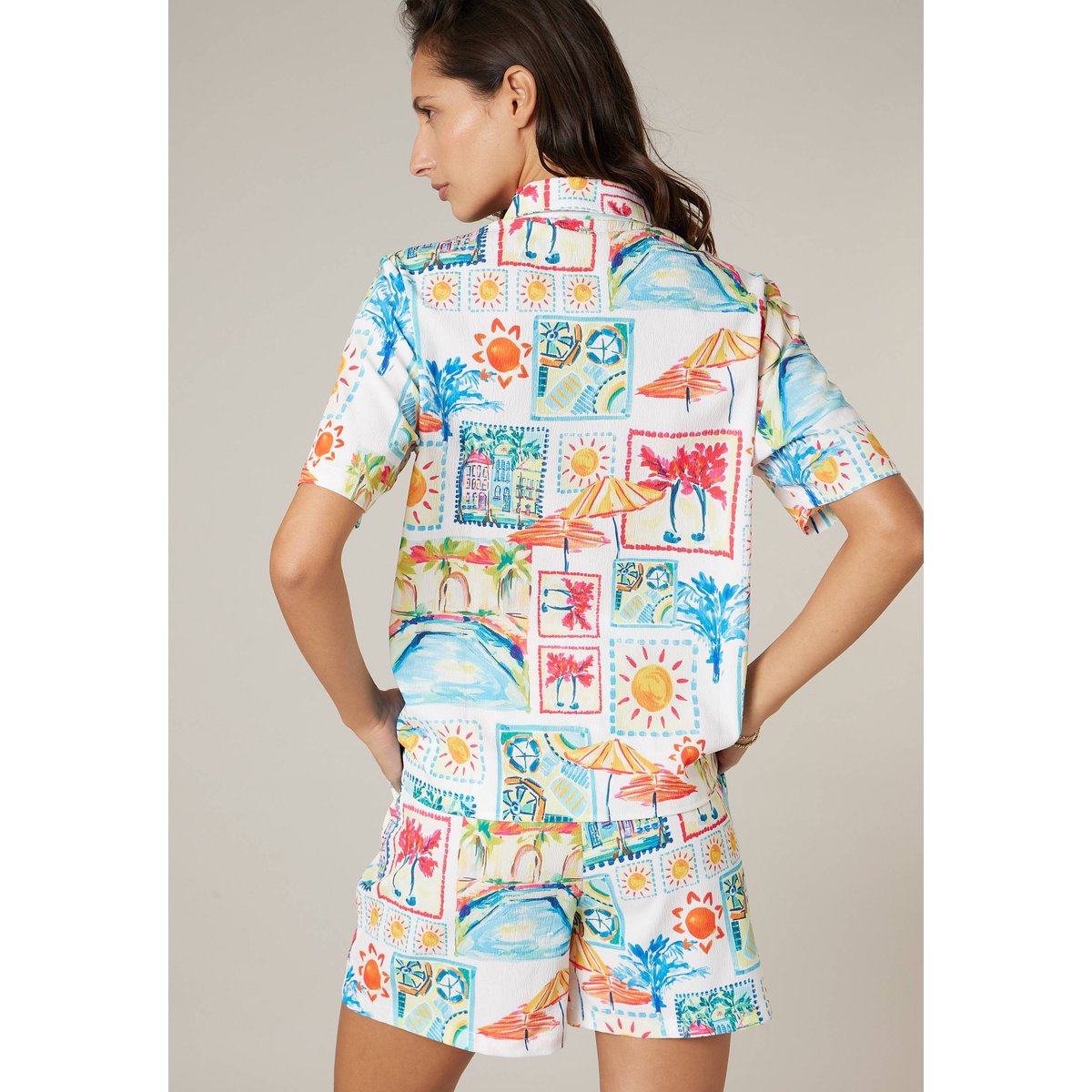Chemise femme estivale et colorée SUMMER multico, DEELUXE
