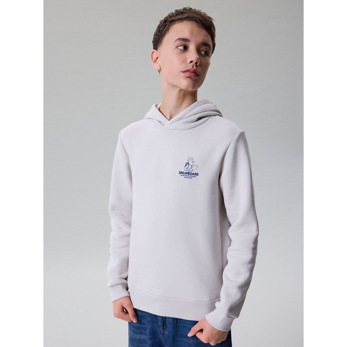 Sweat À Capuche gris - vapor blue1, NAME IT