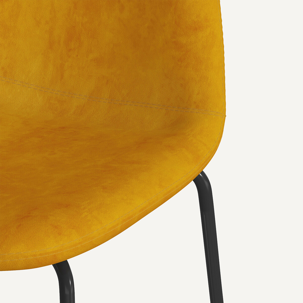 Chaise de bar, Tibby hauteur 75 cm moutarde, AM.PM