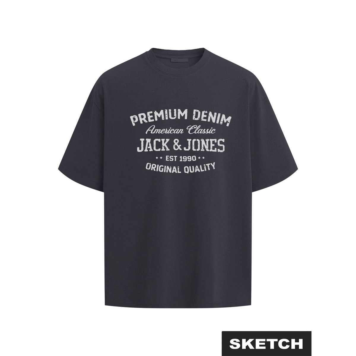 T-Shirt forest night 1, JACK & JONES