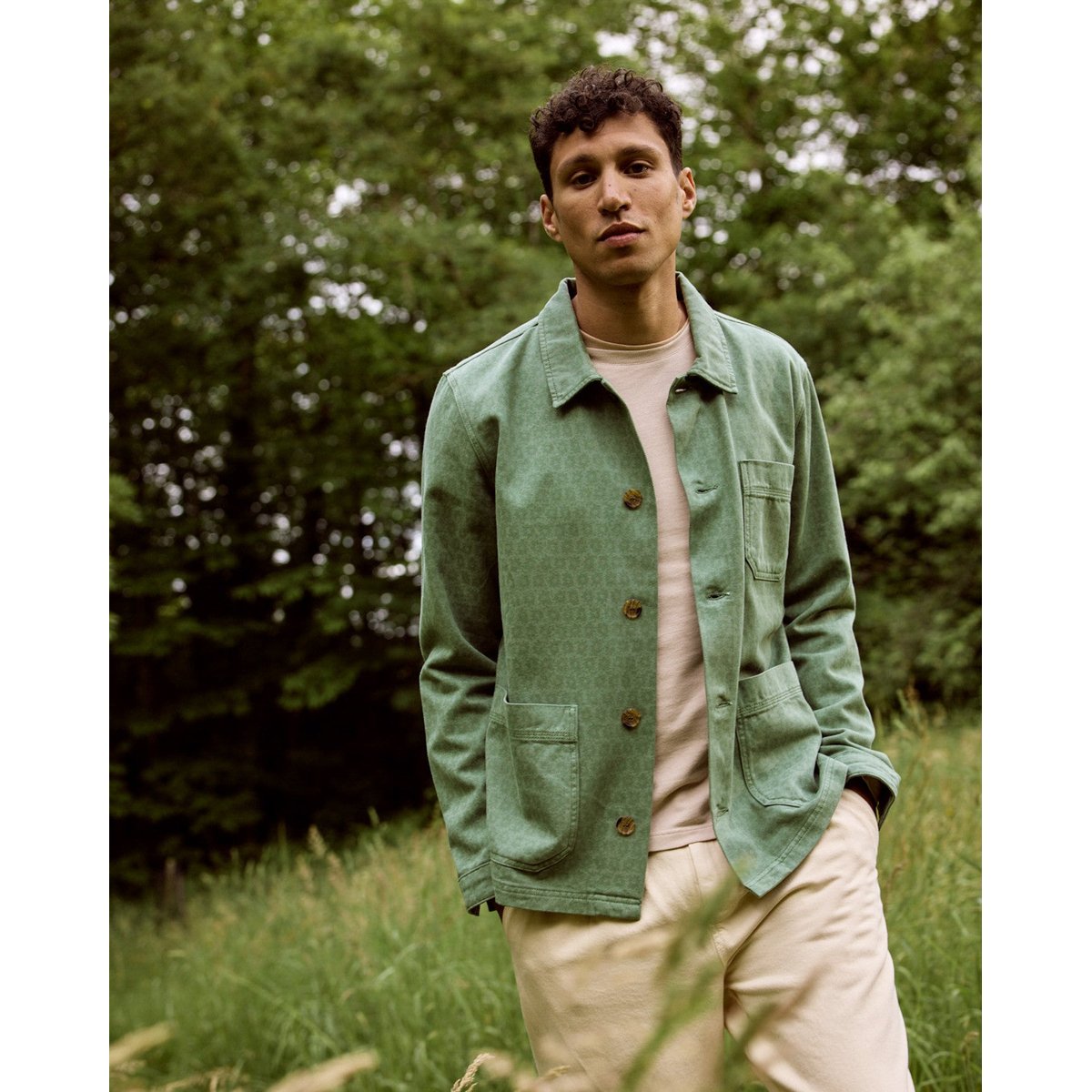 Veste LORGE vert sapin, FAGUO