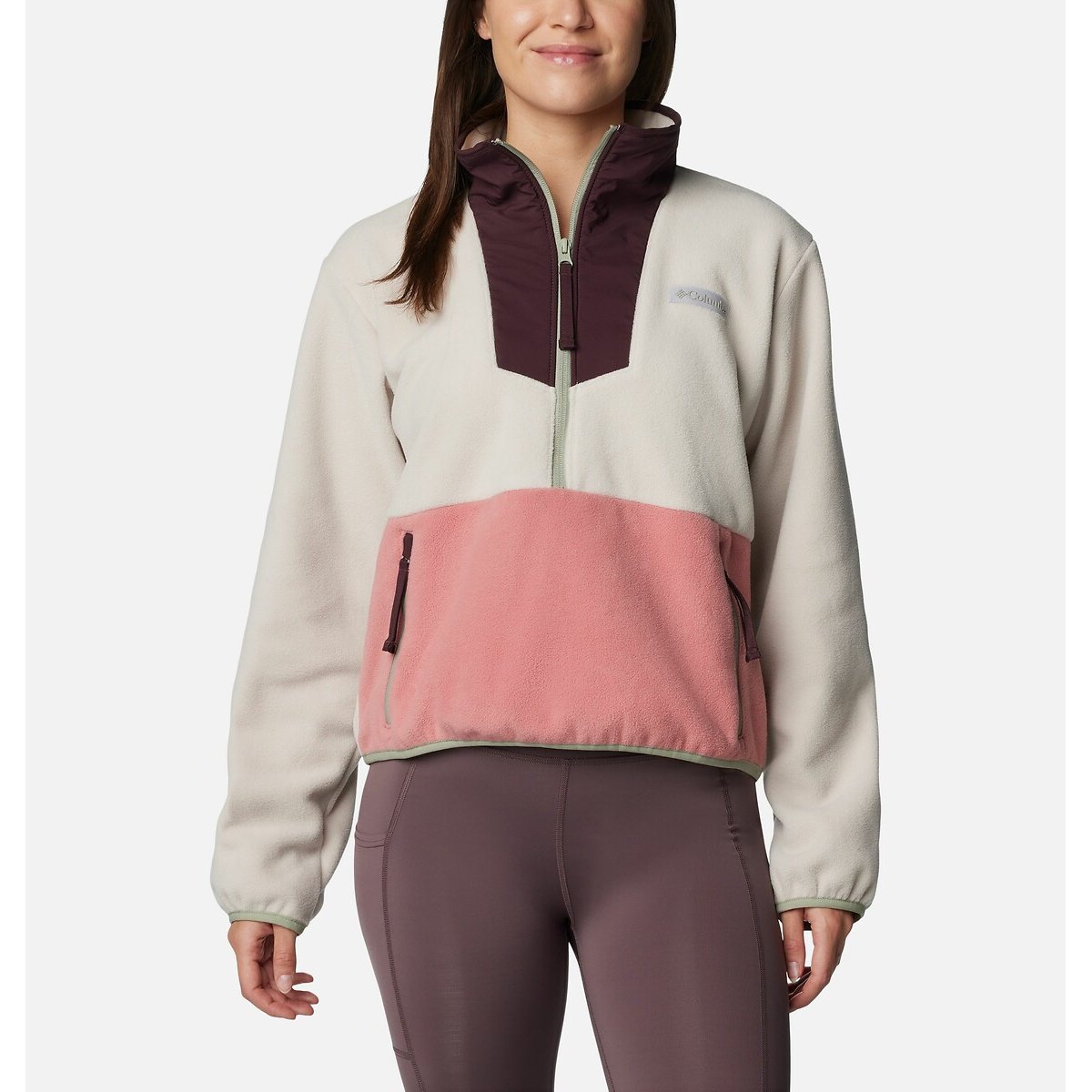 Sportswear essentials windrunner jacket pink white Nike La Redoute