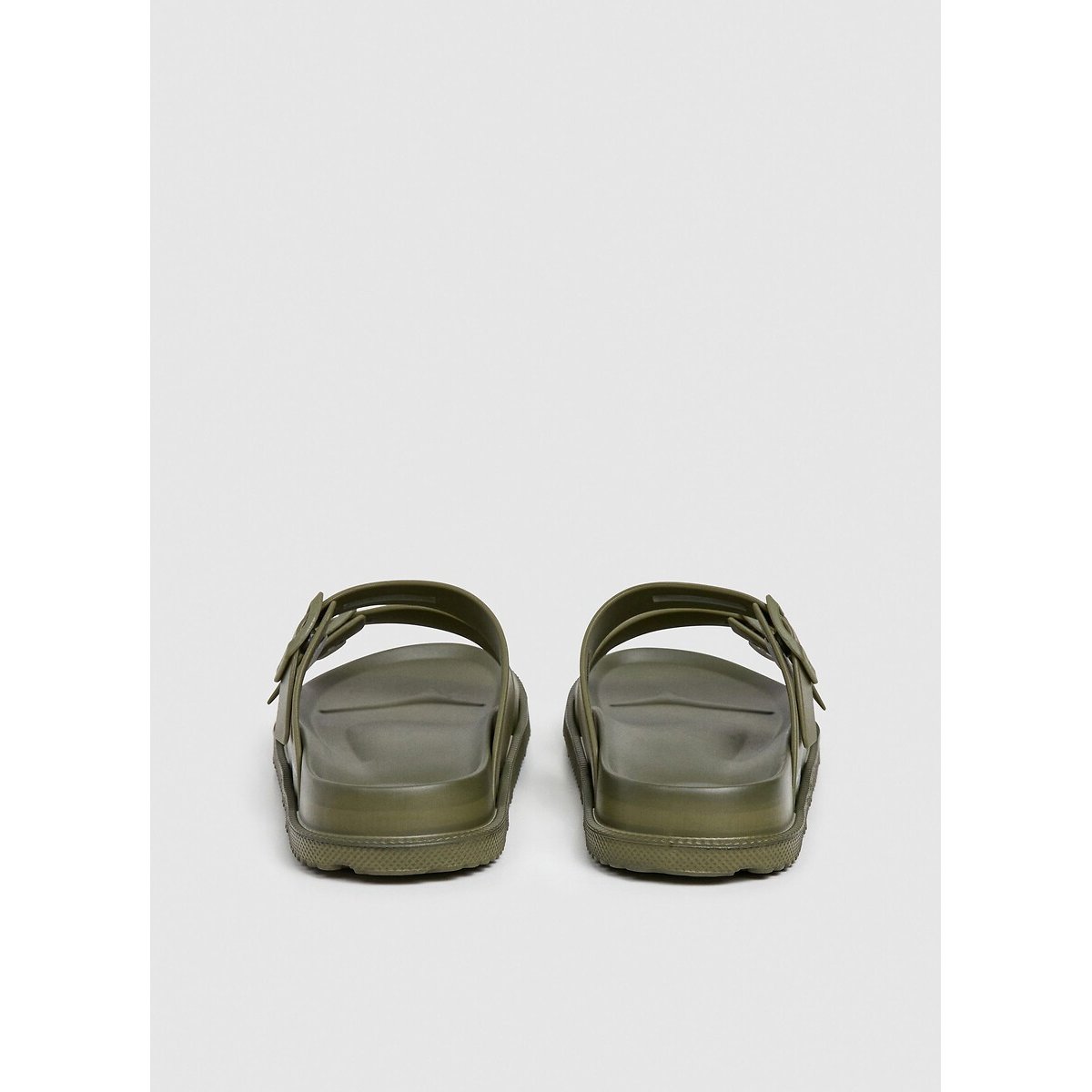 Mules doubles brides Ocean Brand kaki, PEPE JEANS