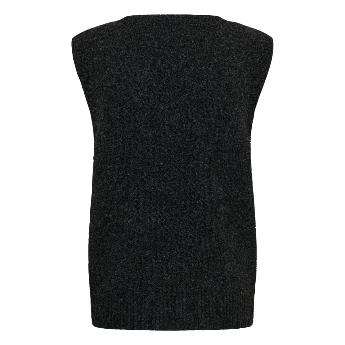 Pullover tricoté noir pitch black, CREAM