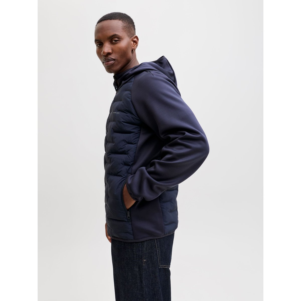 Veste Hybride navy blazer 1, JACK & JONES
