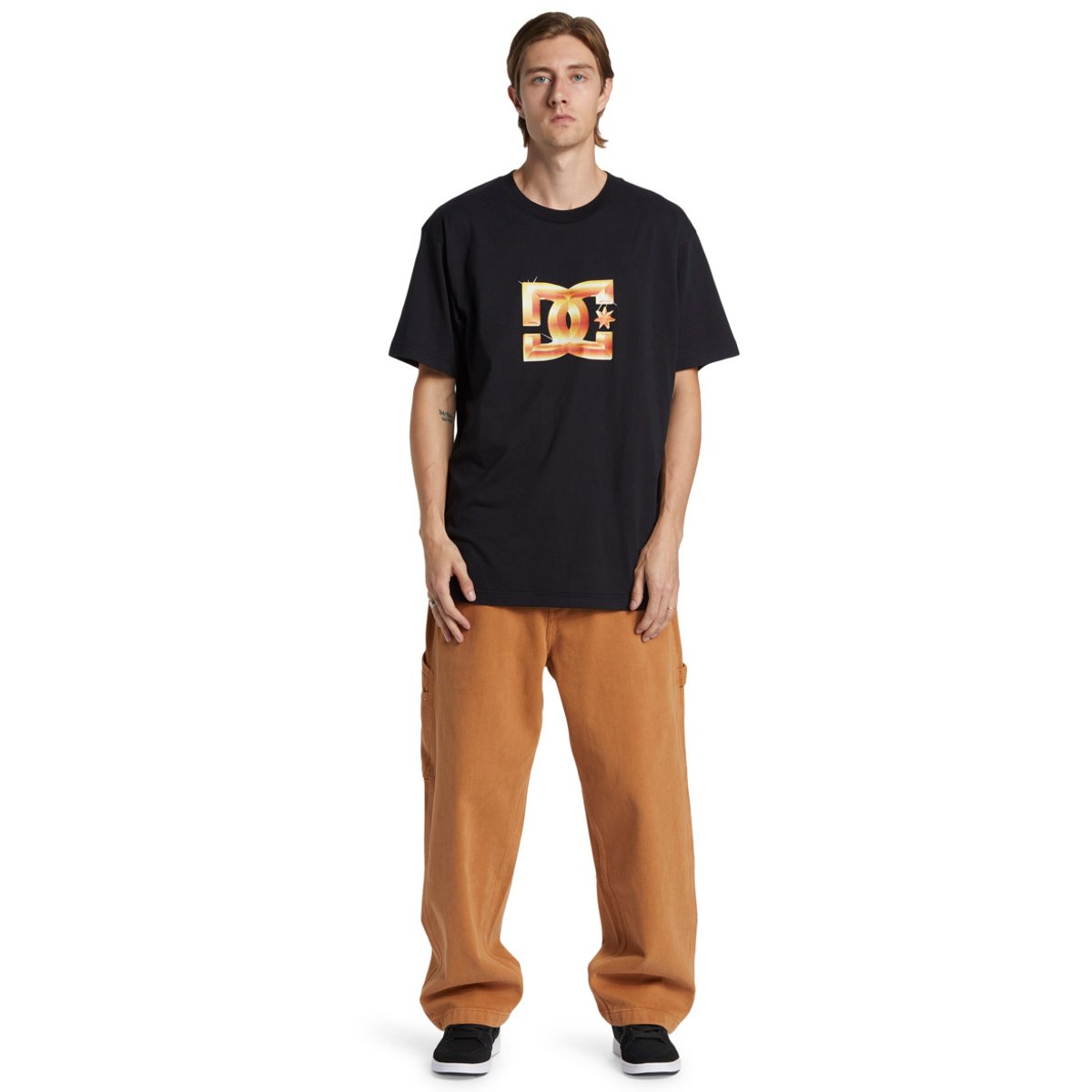 Jean workwear WORKER. jaune honey overdye, DC SHOES