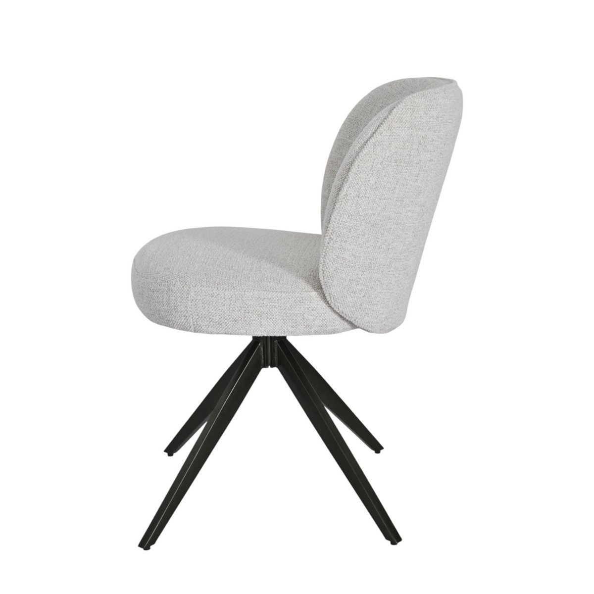 Chaise repas tissu beige, ZAGO