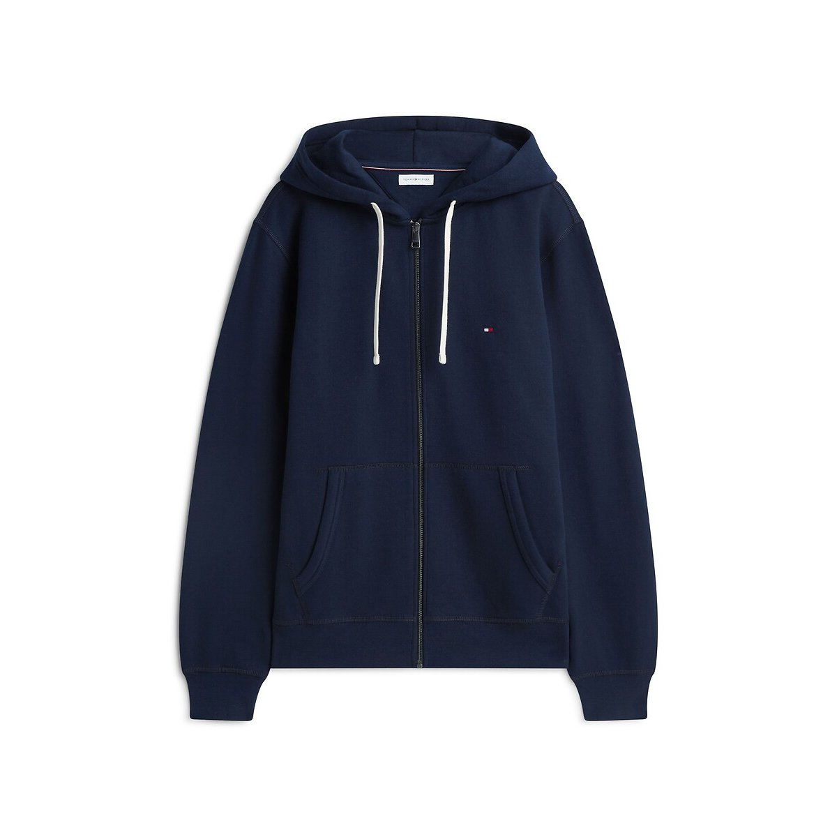 Core Essential Hoodie with Pocket navy blue, TOMMY HILFIGER