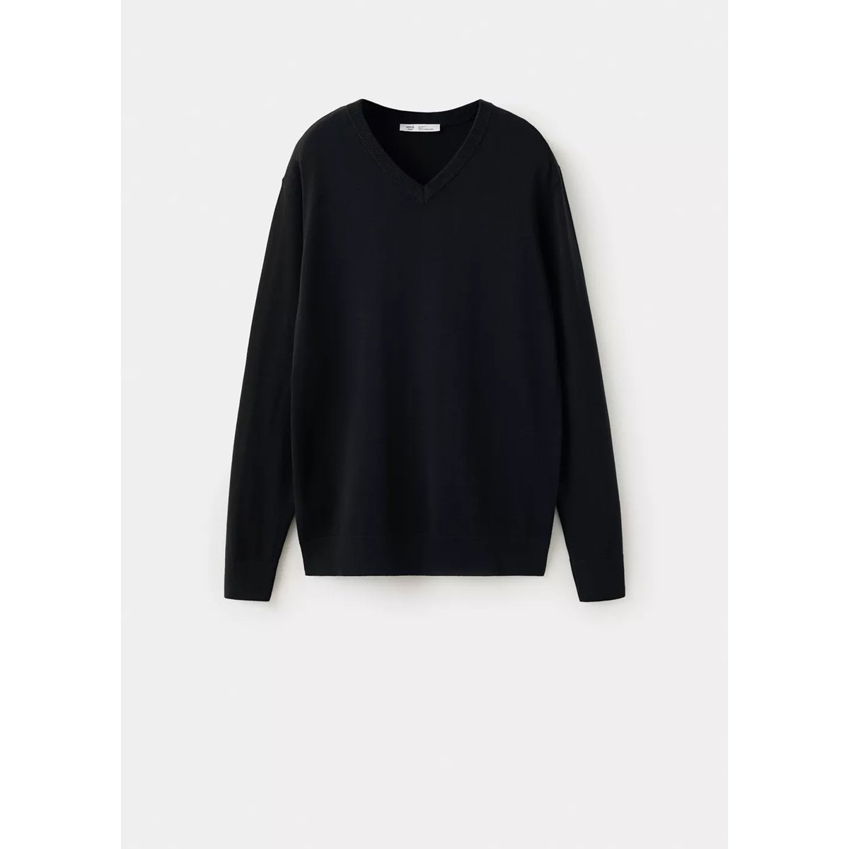 Pull-over maille coton bleu marine, MANGO TEEN