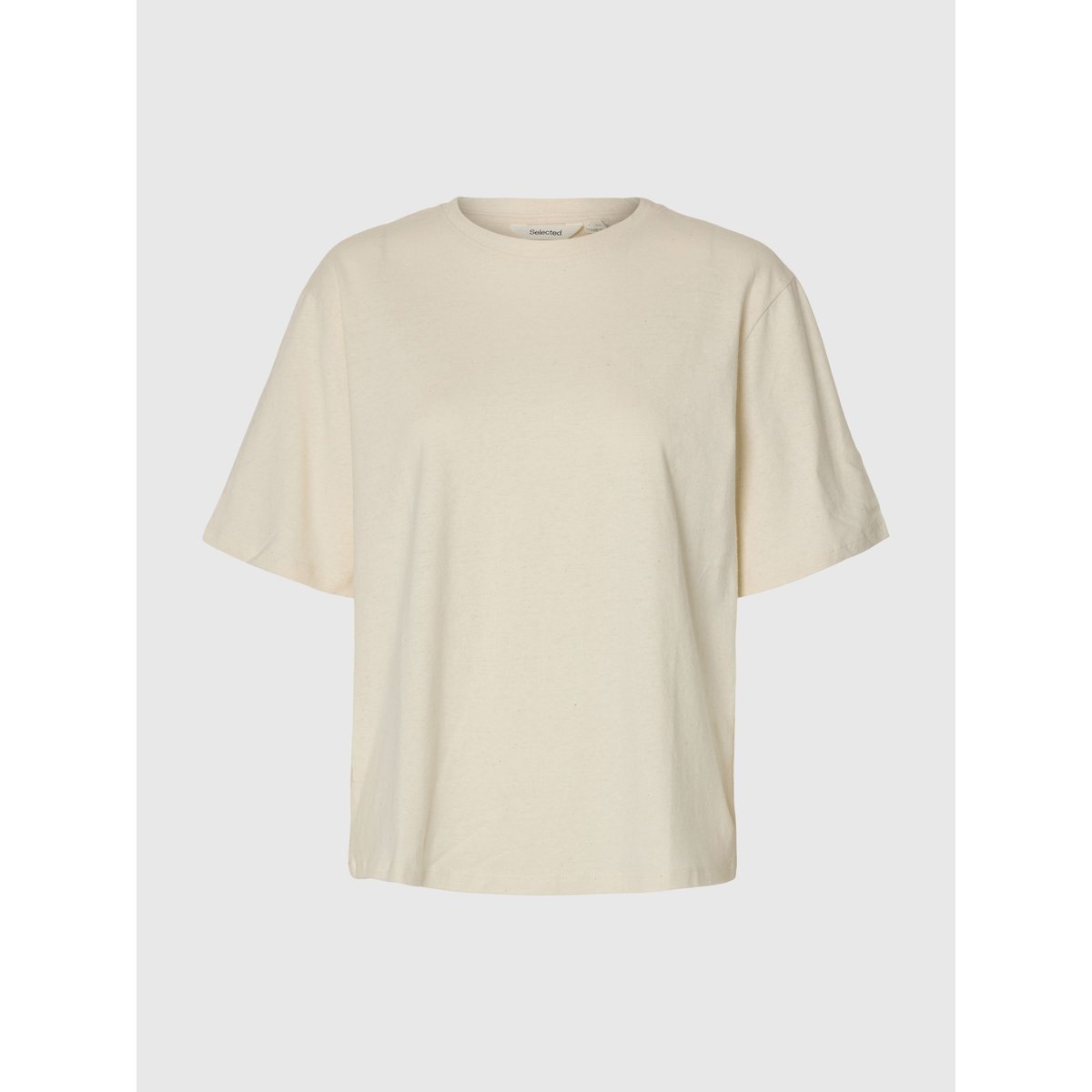 T-Shirt marron - nature, SELECTED
