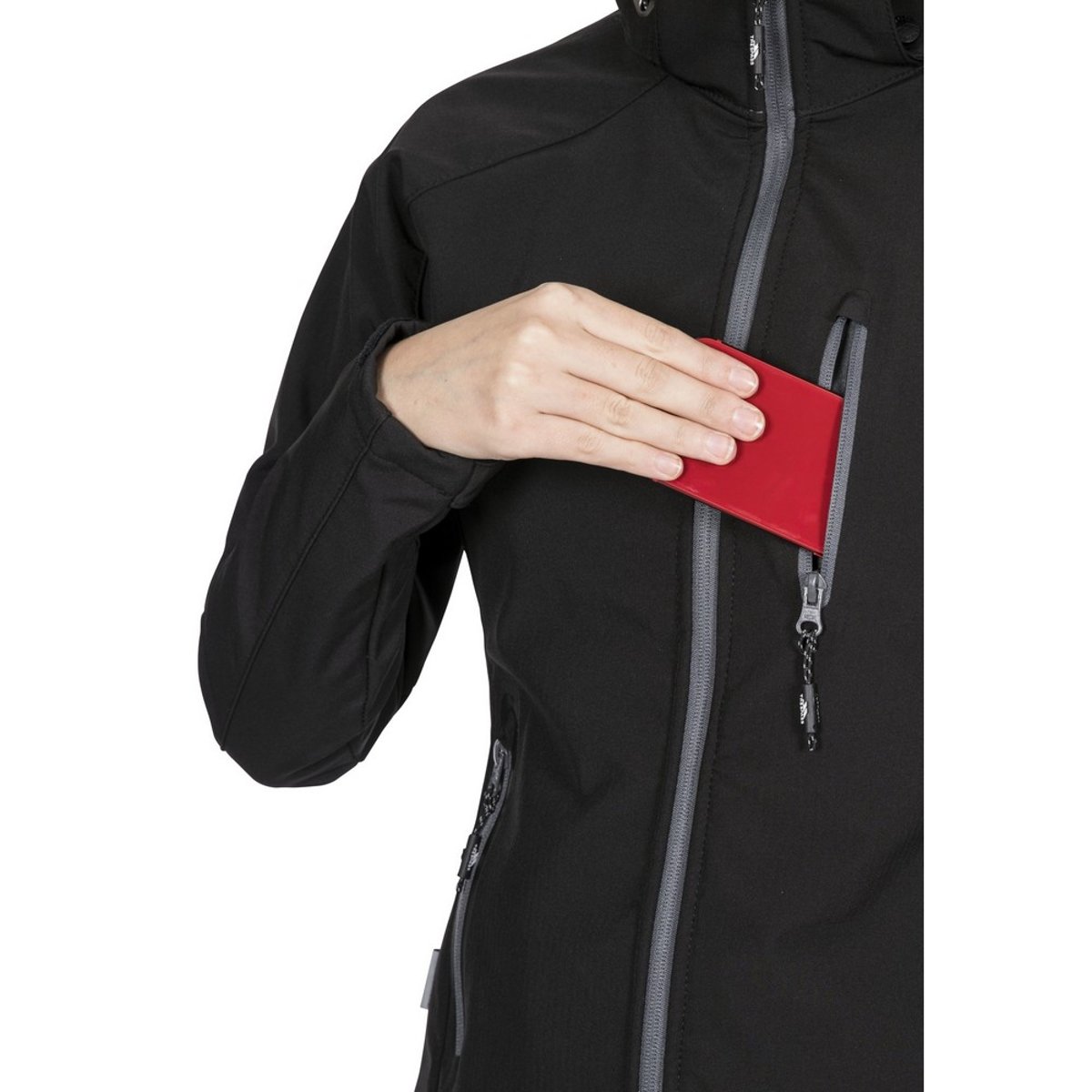 Veste Softshell Bela noir, TRESPASS