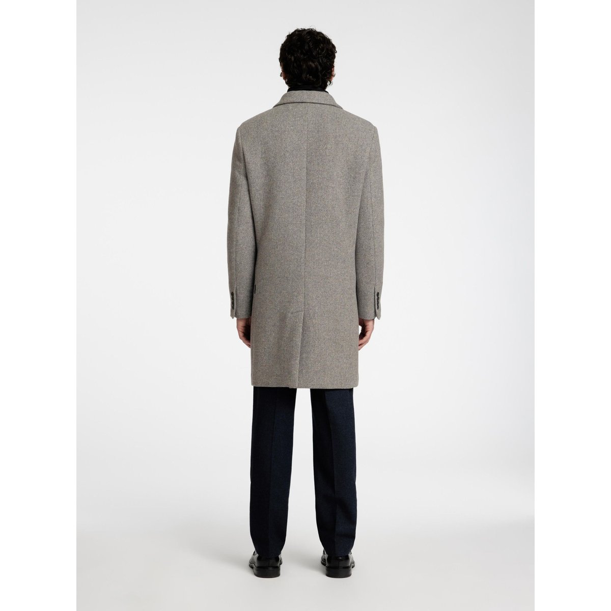 Manteau 2 En 1 gris - light grey melange, SELECTED