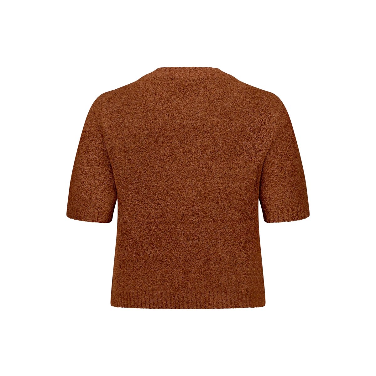 Pull-over en maille à encolure ronde dark brown melange, BETTY & CO