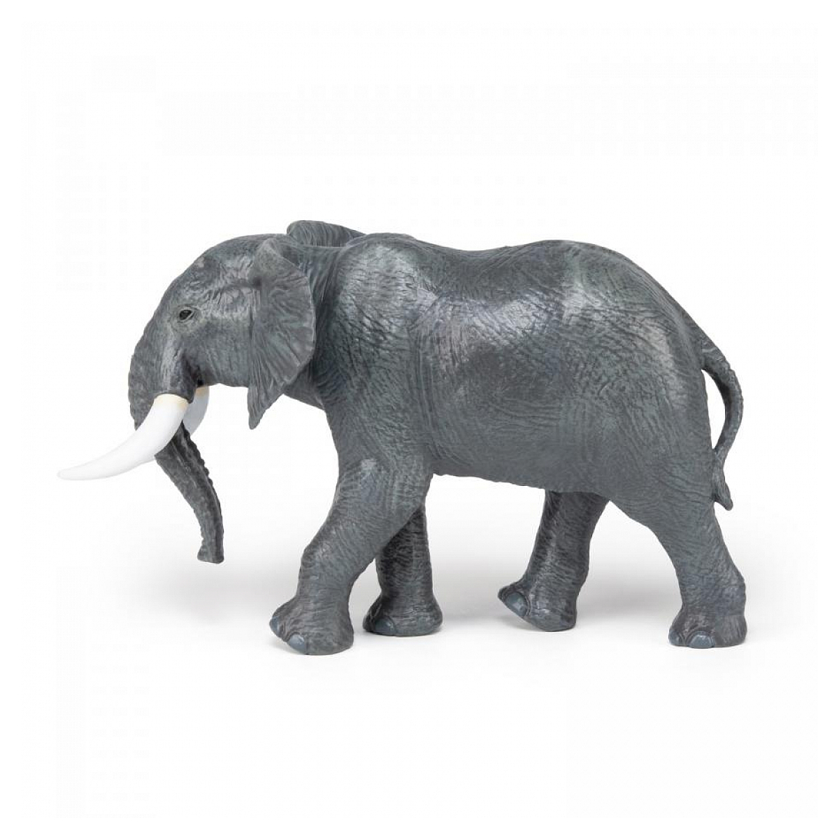 Figurine Grand Eléphant d'Afrique gris, PAPO