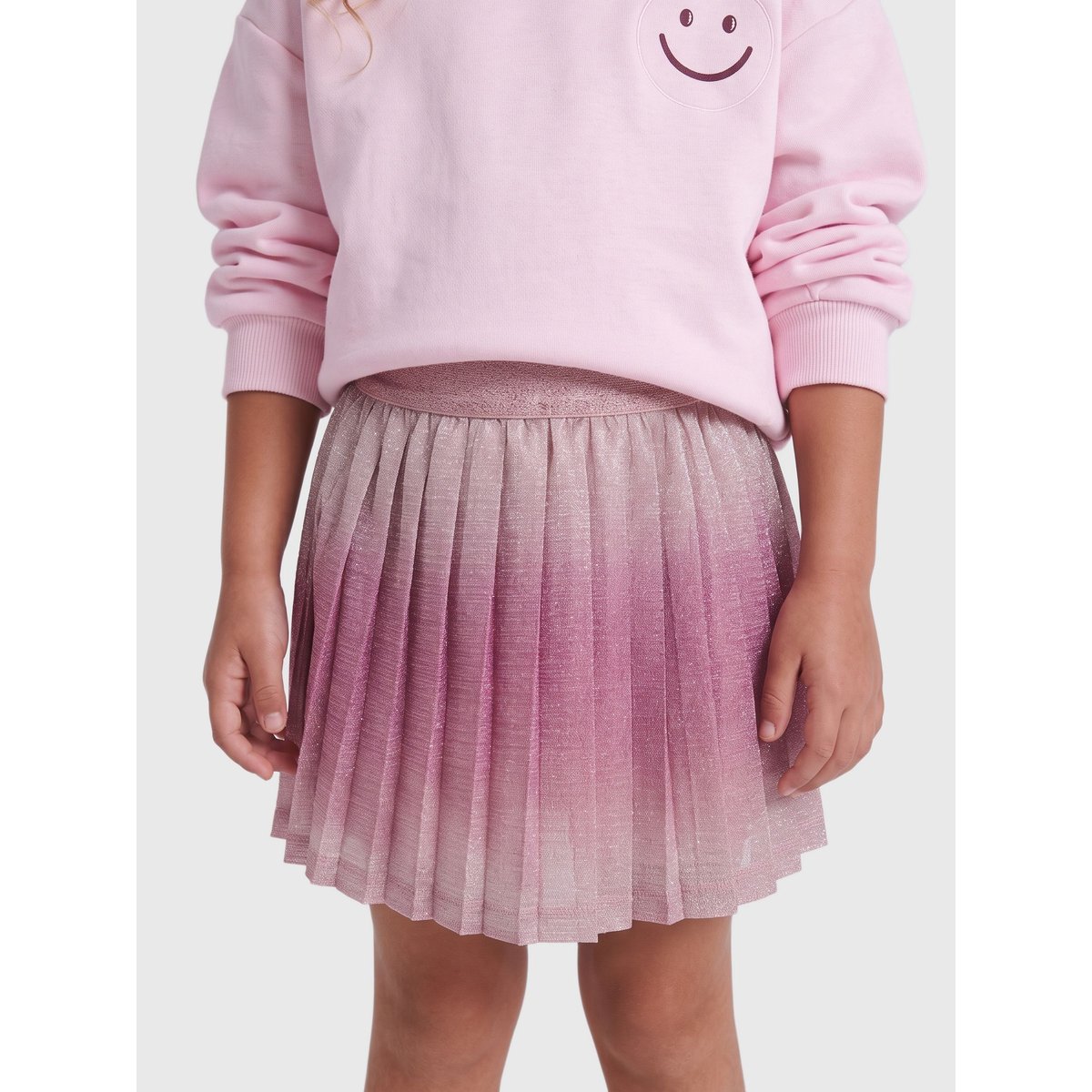 Jupe Froncée rose wine, KIDS ONLY
