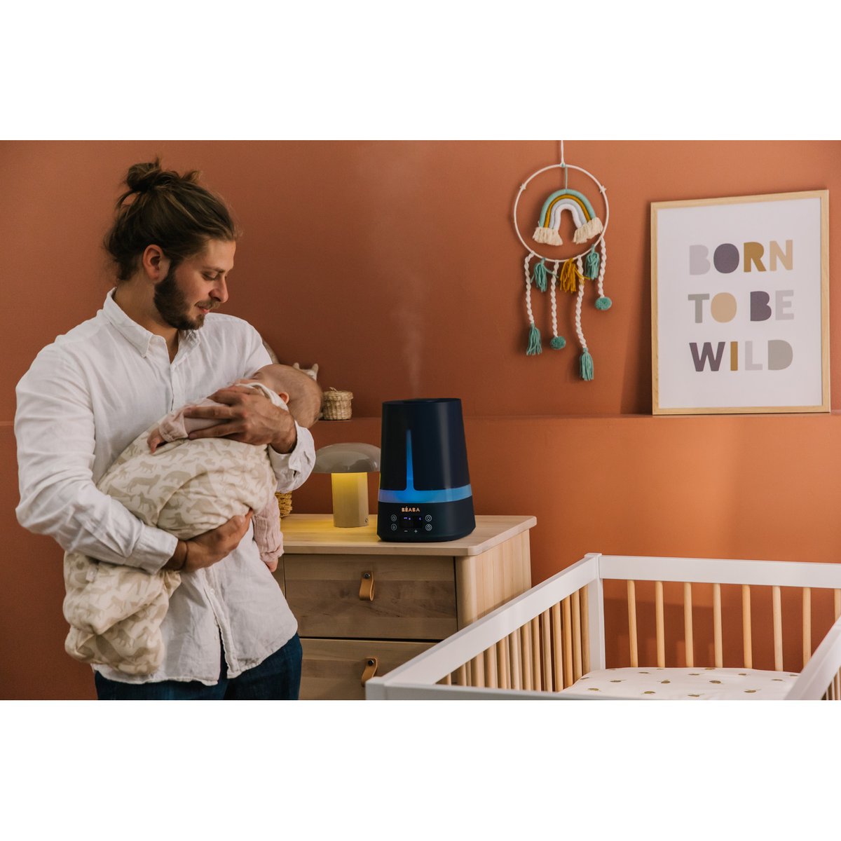 Humidificateur d'air bleu nuit, BEABA
