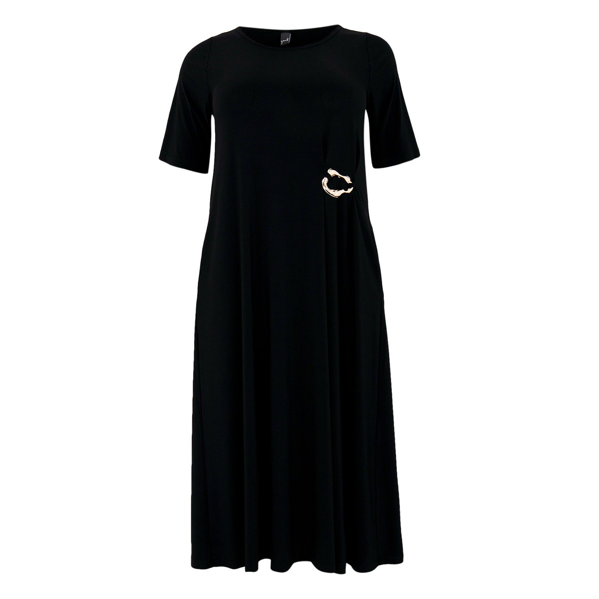 Robe avec détail noué noir, YOEK