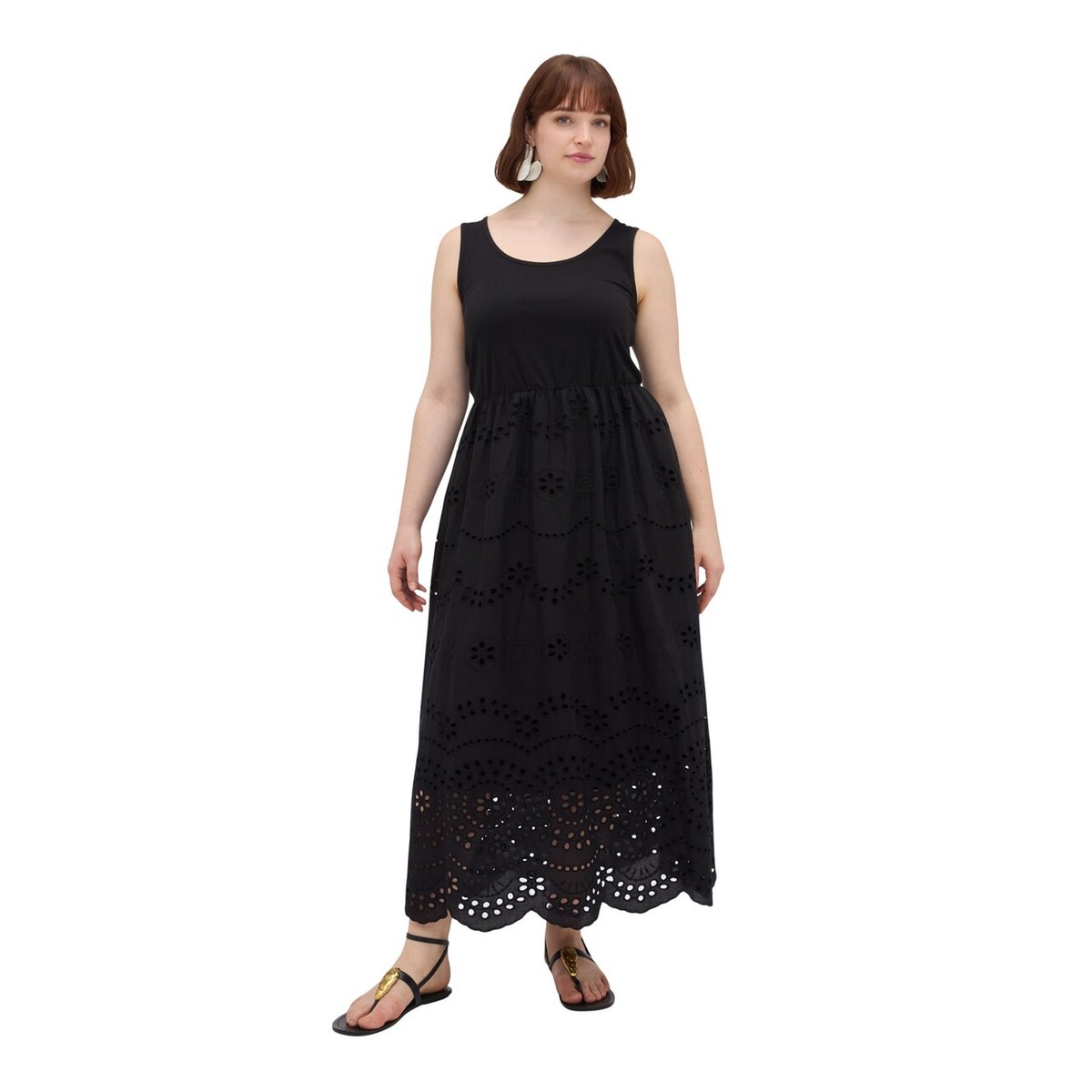 Robe longue coupe empire noir, FIORELLA RUBINO