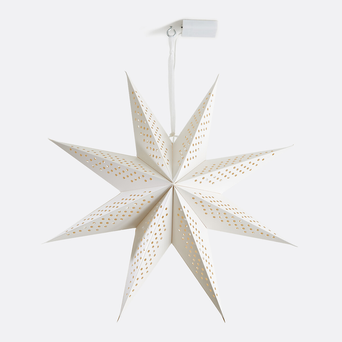 Étoile lumineuse à suspendre, diamètre 58 cm, Caspar ecru, LA REDOUTE INTERIEURS