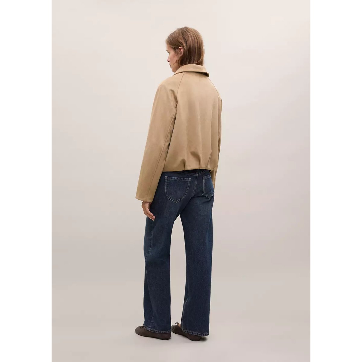 Veste ballon effet daim tabac, MANGO TEEN