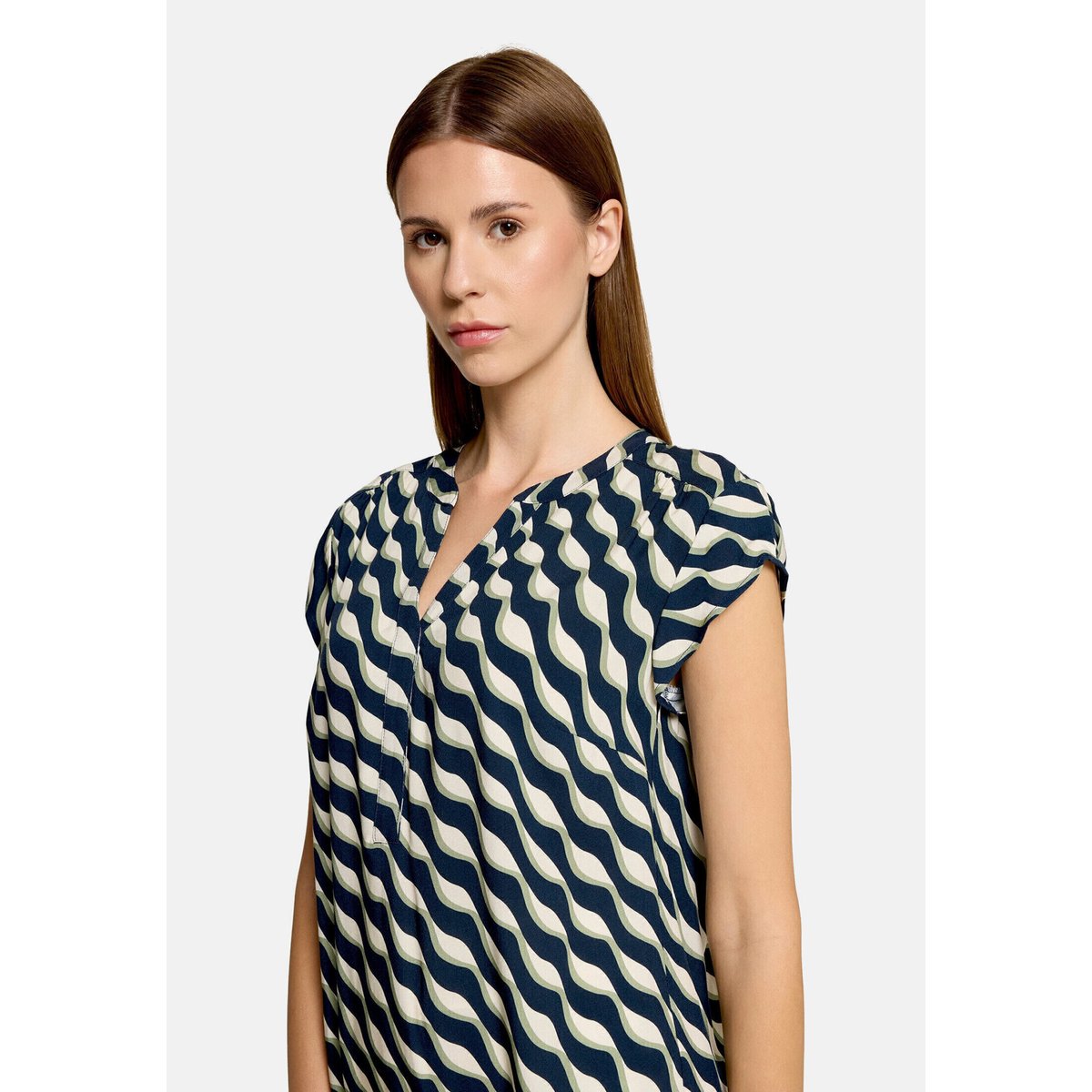 Tunique manches courtes dark blue/green, BETTY BARCLAY