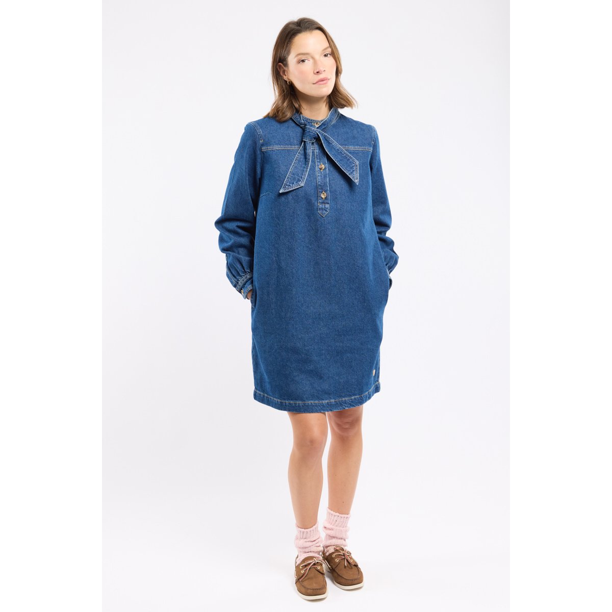 Robe en jean Héritage - coton jean clair, ARMOR-LUX