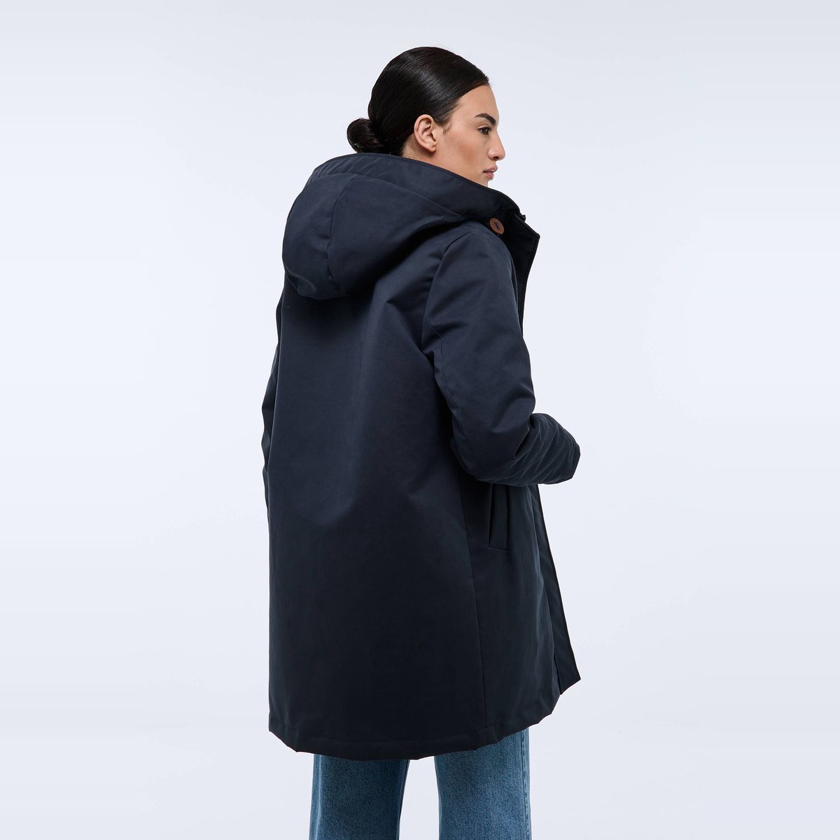 Parka à capuche avec imitation fourrure marine, MONOPRIX
