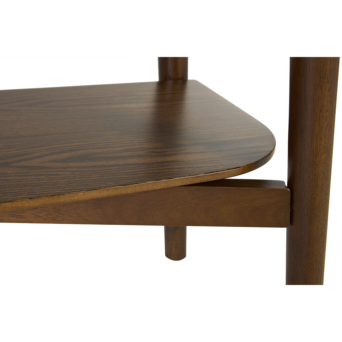 Console en bois foncé L120 cm CENDY noyer, MILIBOO