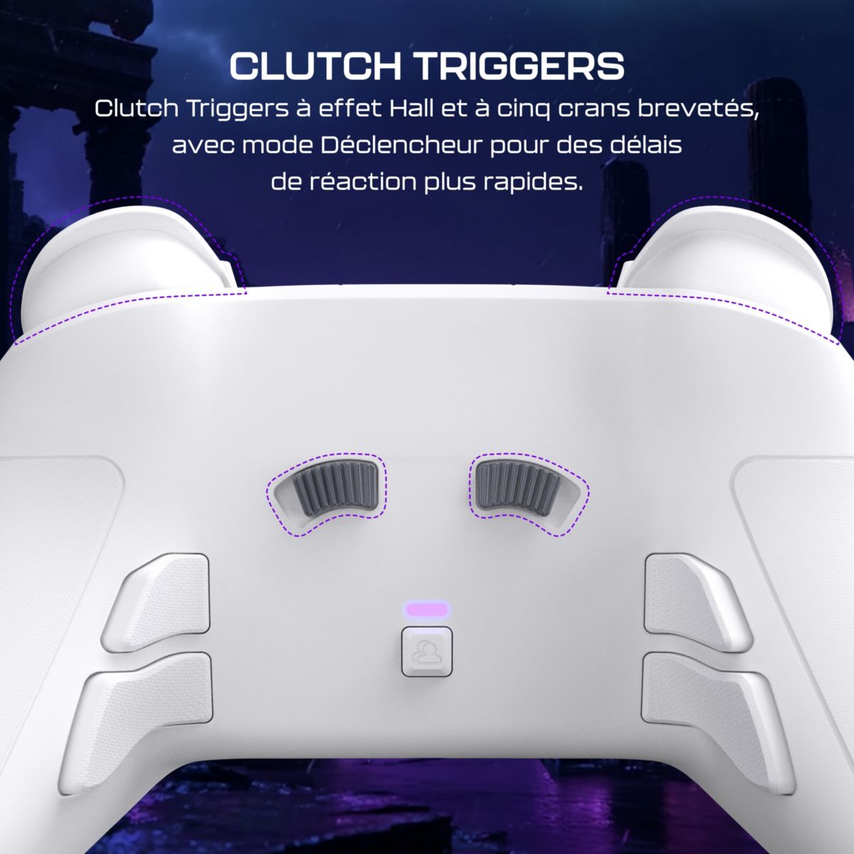 Manette Victrix Pro BFG Reloaded Blanche couleur unique, TURTLE BEACH