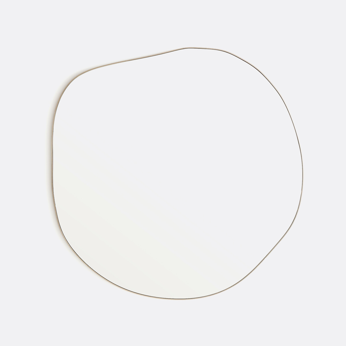 Espejo de forma orgánica, largo 80 cm, alto 80 cm, ORNICA latón, LA REDOUTE INTERIEURS
