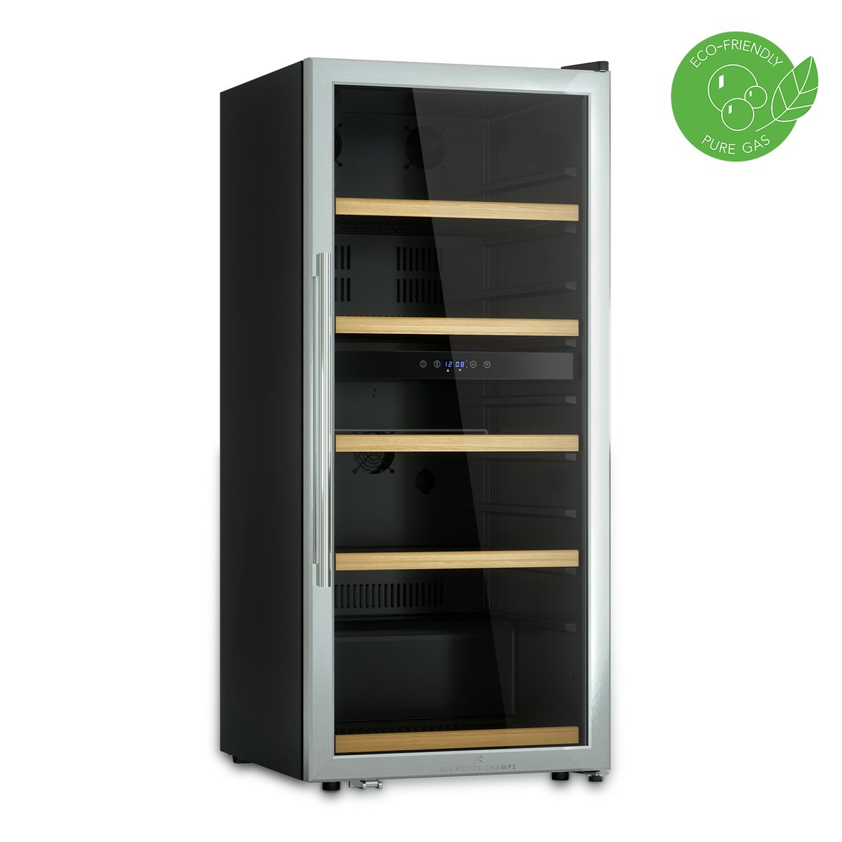 cave de conservation dual zone 91 bouteilles pose libre - cavcd91 noir, H.KOENIG