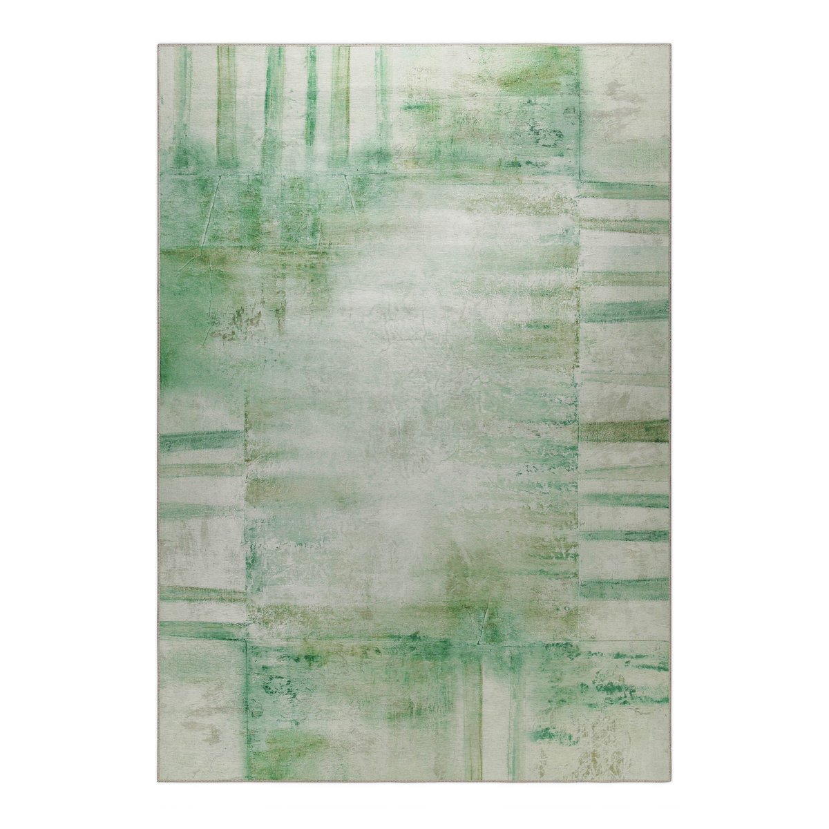 WECONhome Maui, tissé machine, coton, tapis tissé plat, certifié OEKO-TEX® (n° D20-0634) (70 x 120 cm, vert) , Maui vert multicolore, ESPRIT