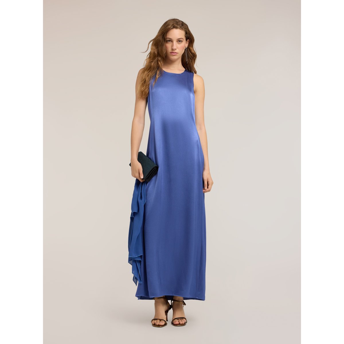 Robe longue ligne A bleu, MOTIVI